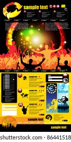 Web Site Page Template