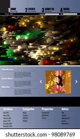 Web Site Page Template