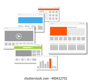 web site page templates collection