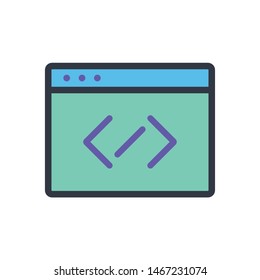 Web site page vector icon