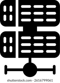 Web Site Performance Glyph Vector Icon Design