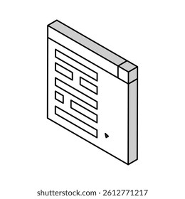 web site planning isometric icon vector. web site planning sign. isolated symbol illustration