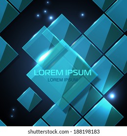 Web site technology geometric glossy background