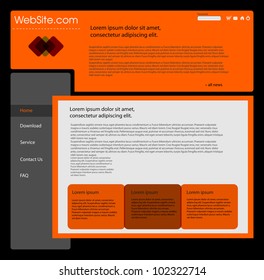 Web site template