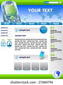 web site template