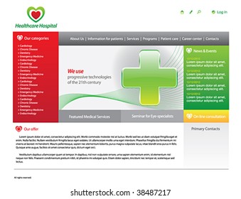 web site template