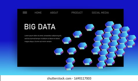 Web site template for Big Data  analysis, Artificial intelligence and  Information science.