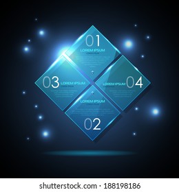 Web site template design. Technology background