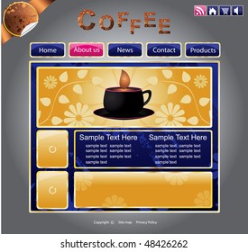 Web site template design v.49
