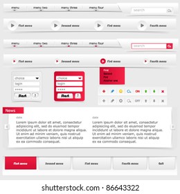 Web site template set