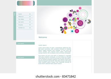 Web site vector design
