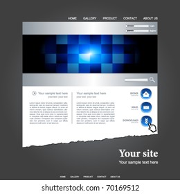 Web site vector design template