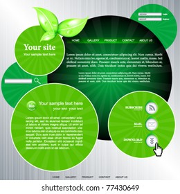 Web Site Vector Design Template