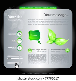 Web site vector design template