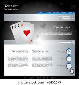 Web site vector design template