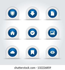 Web site vector icons set Web site vector icons set