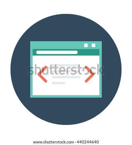 Web Slider Vector Icon