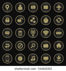 Web or Smart Phone Icon Set