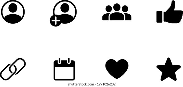 conjunto de iconos de aplicación para Web y smartphone