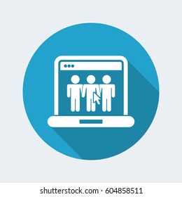 Web social icon