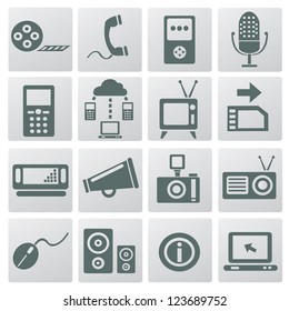 Web social icons,vector