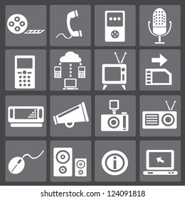 Web social icons,vector