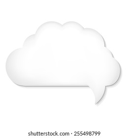 Web Speech Bubble With Gradient Mesh, Vector Illustration - Shutterstock ID 255498799