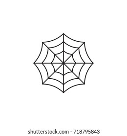 Web spider icon, vector