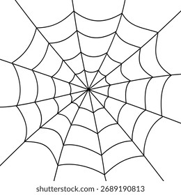 Teia de aranha isolada, teia de aranha, plano de fundo de halloween teia de aranha