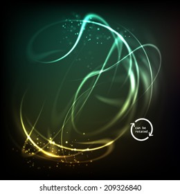 Web splash. Abstract vector background