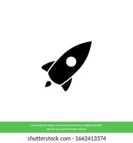 Web Startup icon isolated, spaceship