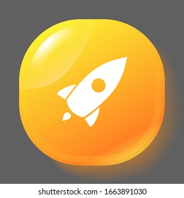 Web-Startup-Symbol einzeln, Raumschiff