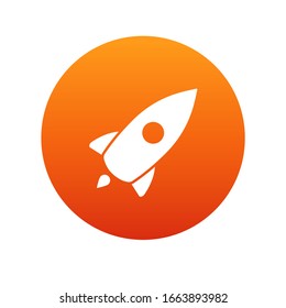 Web-Startup-Symbol einzeln, Raumschiff