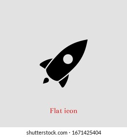 Web Startup icon isolated, spaceship