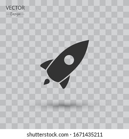 Web-Startup-Symbol einzeln, Raumschiff