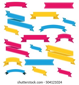 Web stickers, banners and labels.  Discount special offer symbols