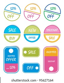 web stickers and labels