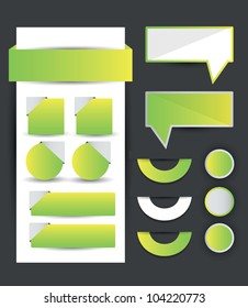 web stickers labels banners