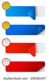 web stickers set