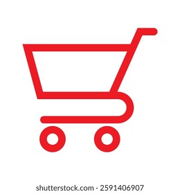 Web store shopping cart icon symbol with transparent sign