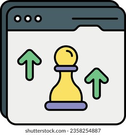 Web Strategy

color outline icon design style