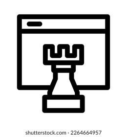 web strategy icon or logo isolated sign symbol vector illustration - high quality black style vector icons
