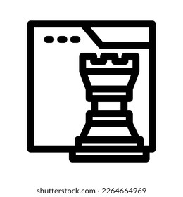 icono de estrategia web o logotipo símbolo de signo aislado ilustración vectorial - iconos vectoriales de estilo negro de alta calidad
