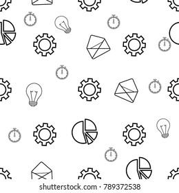 Web style seamless background. Easy to edit vector file.