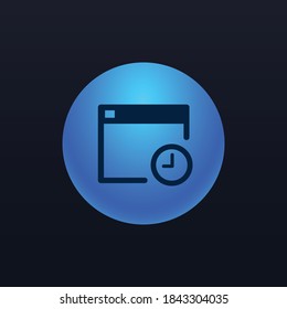 Websurfzeit - Schaltfläche für das App-Symbol
