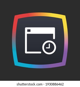 Web Surfing Time - App Icon Button