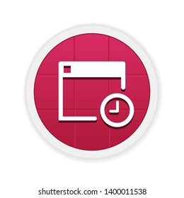 Web Surfing Time - Vector App Icon