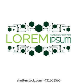 Web system logo vector illustration