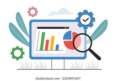 Web technology website program develop coding abstract concept. Vector design graphic illustration
