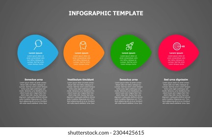 web template with color icons